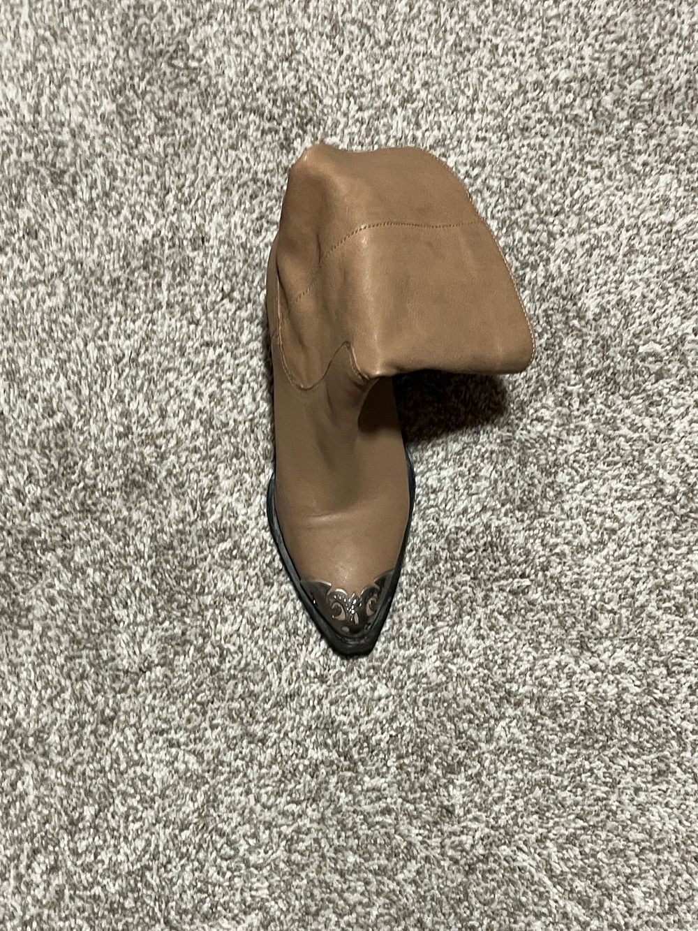 Free People Faster Horses Filigree Boots in Camel Leather Size 7 - Picture 2 of 6